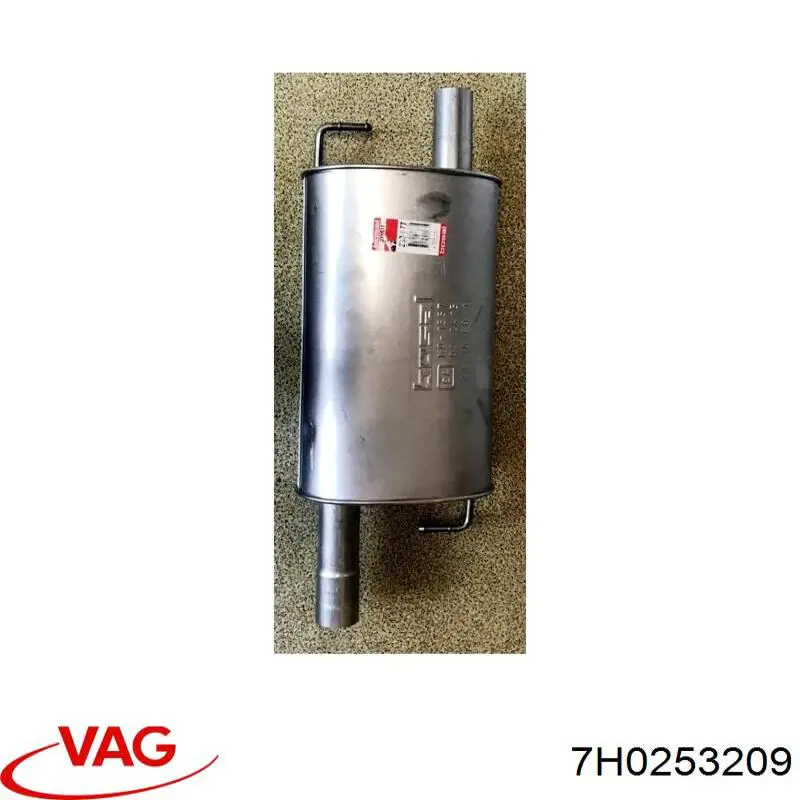 Silenciador central VAG 7H0253209 precio, desde 84,76 EUR