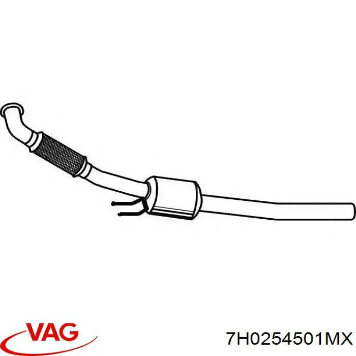 Catalizador 7H0254501MX VAG