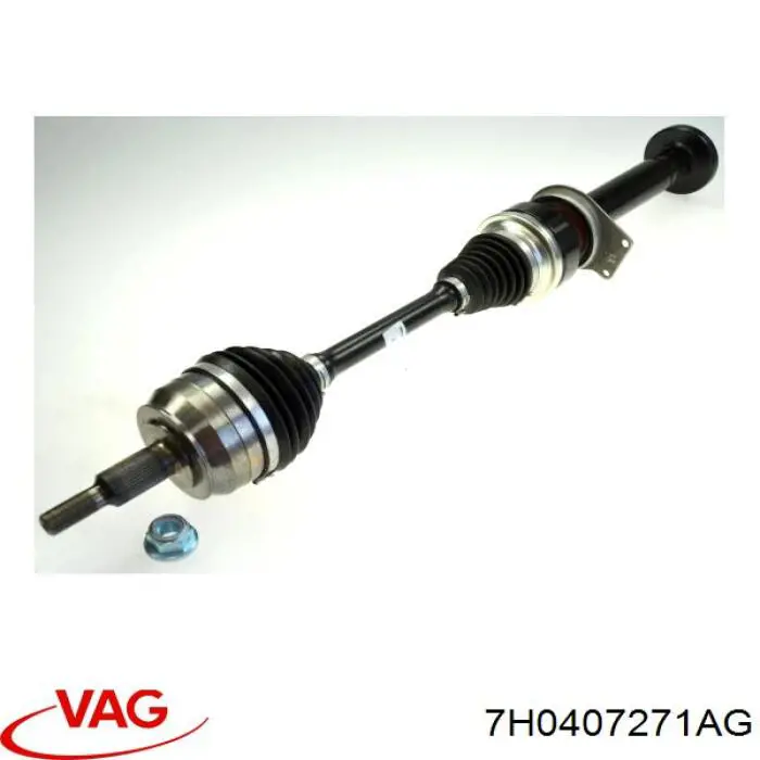 Semieje delantero izquierdo VAG 7H0407271AD