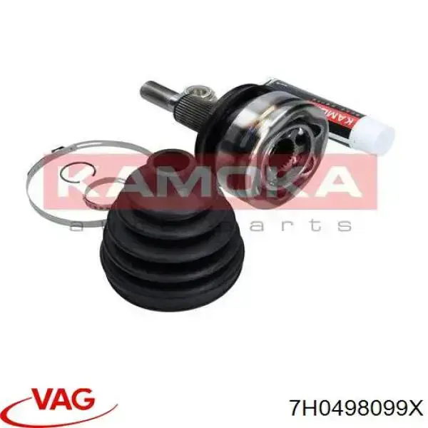 Junta homocinética exterior delantera VAG 7H0498099X precio, desde 40,72 EUR