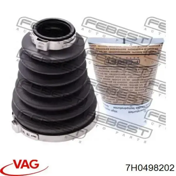 Fuelle, junta homocinética interior derecha delantera VAG 7H0498202 precio, desde 12,60 EUR