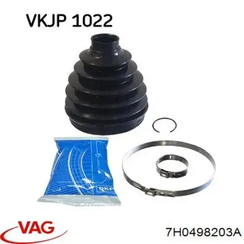 Fuelle, palier delantero exterior VAG 7H0498203A precio, desde 12,18 EUR