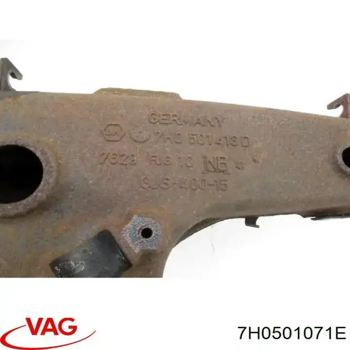 Brazo inferior izquierdo de la suspensión trasera VAG 7H0501071E precio, desde 296,21 EUR