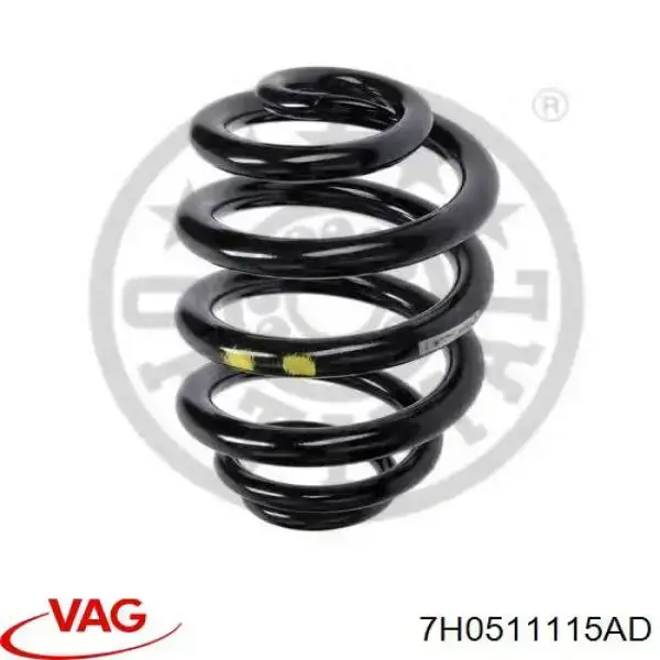 Muelle de suspensión trasero VAG 7H0511115AD precio, desde 44,72 EUR