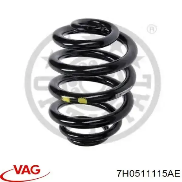 Muelle de suspensión trasero VAG 7H0511115AE precio, desde 75,73 EUR