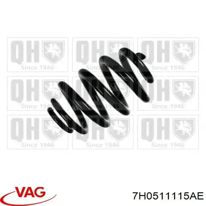 7H0511115AE VAG Muelle trasero