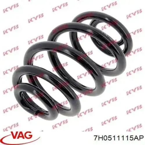 Comprar 7H0511115AP VAG Muelle de eje trasero