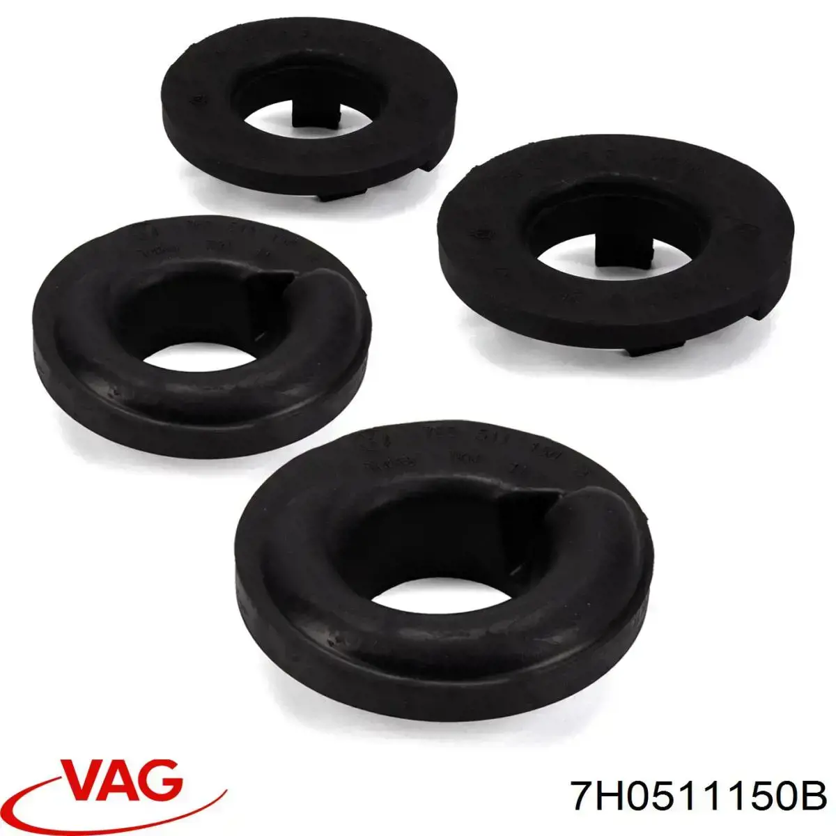Comprar 7H0511150B VAG Aislador de resorte trasero inferior de goma