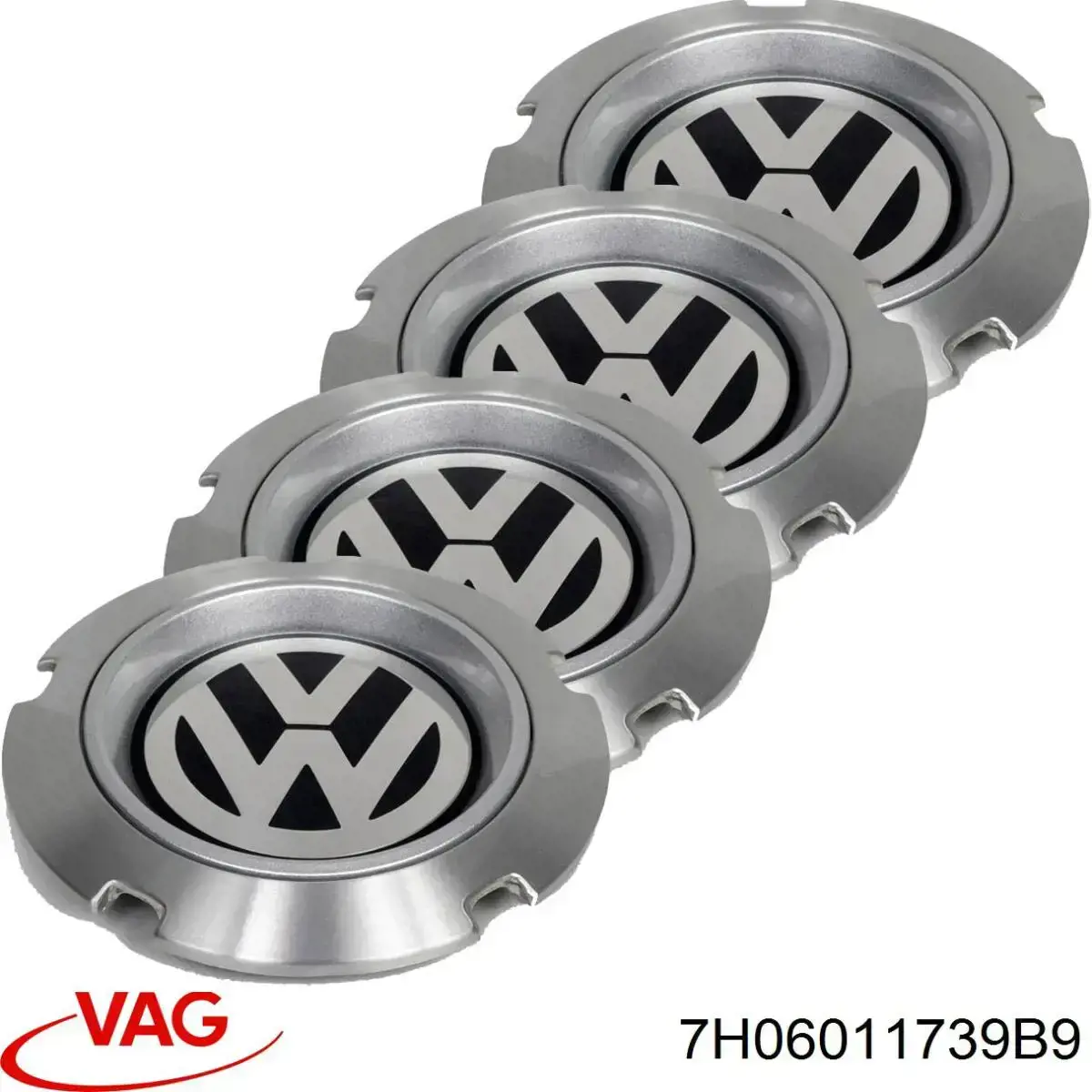 Tapón de perno de rueda VAG 7H06011739B9