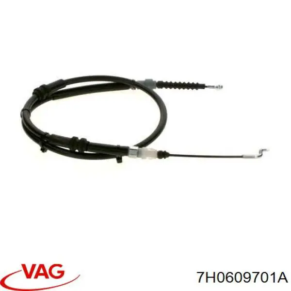 7H0609701A VAG cable de freno de mano trasero derecho/izquierdo