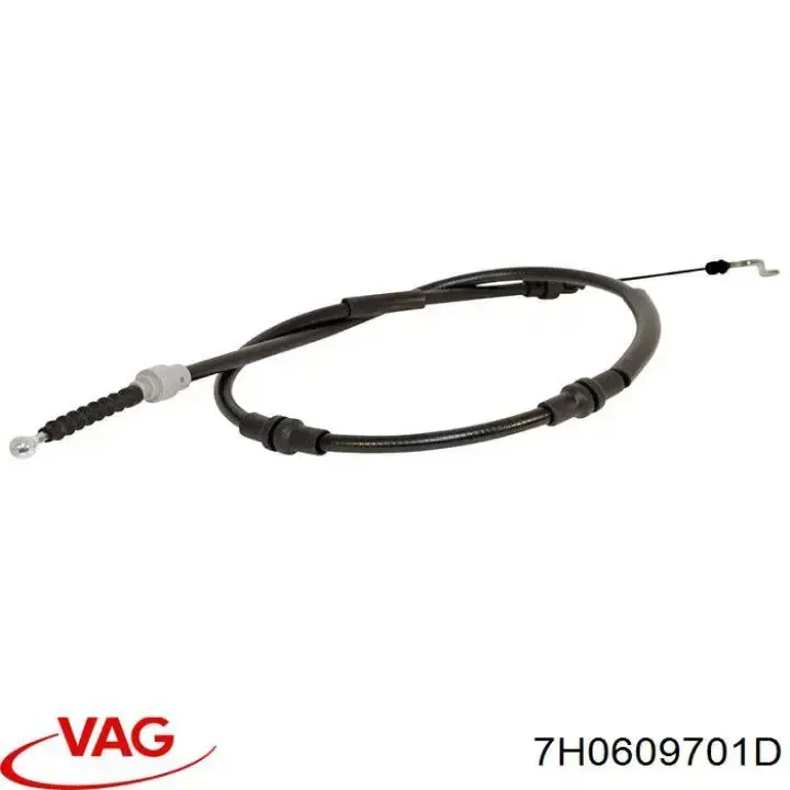 Comprar 7H0609701D VAG Cable de freno de mano trasero derecho/izquierdo