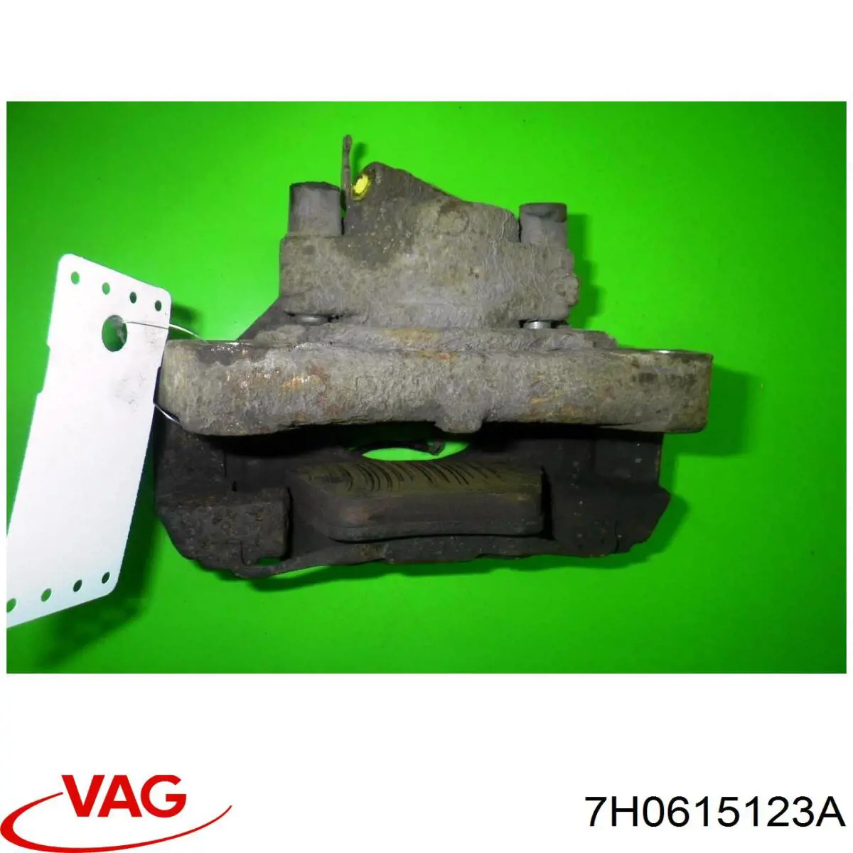 Pinza de freno delantera izquierda 7H0615123A VAG