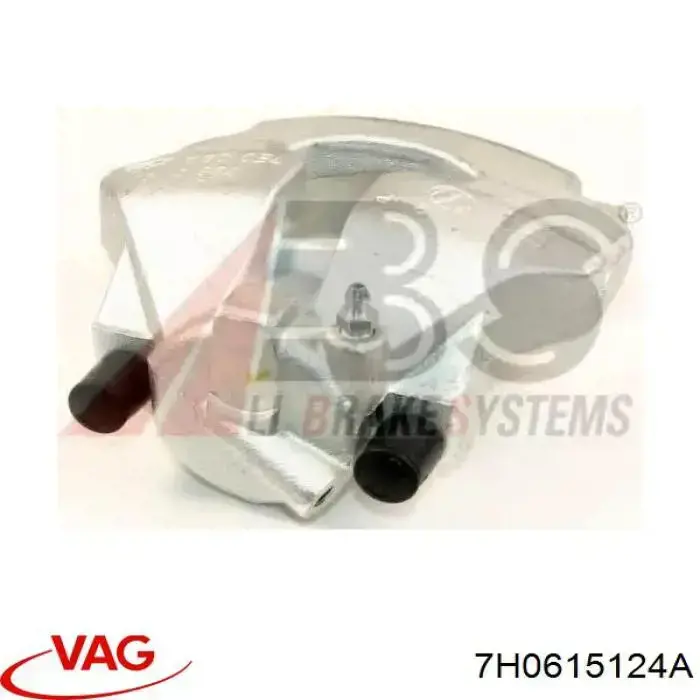 7H0615124A VAG Pinza de freno delantera derecha