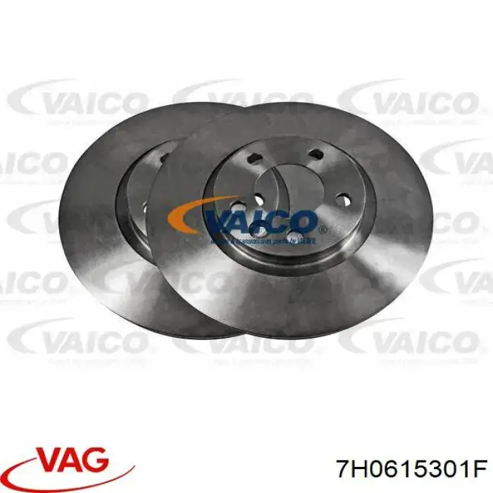 Comprar 7H0615301F VAG Freno de disco delantero