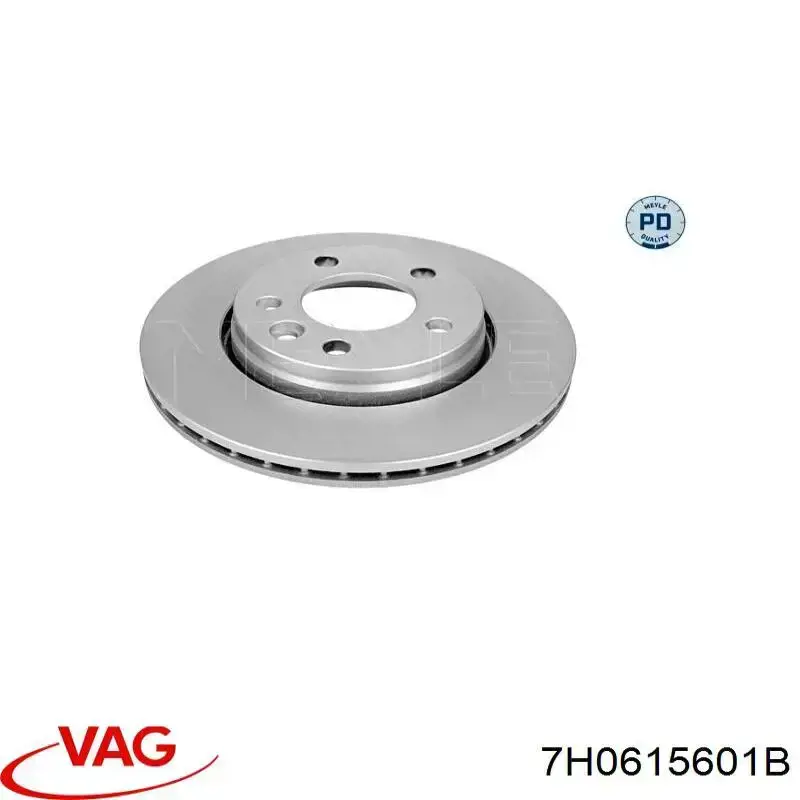 Disco de freno trasero 7H0615601B VAG