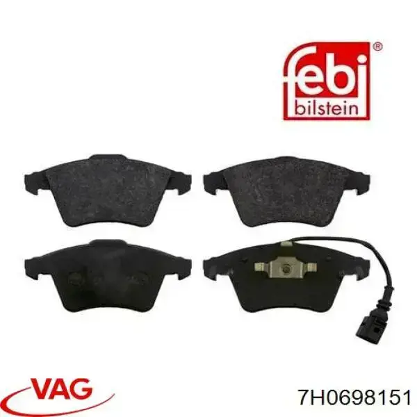 Pastillas freno delanteras VAG 7H0698151 precio, desde 65,09 USD