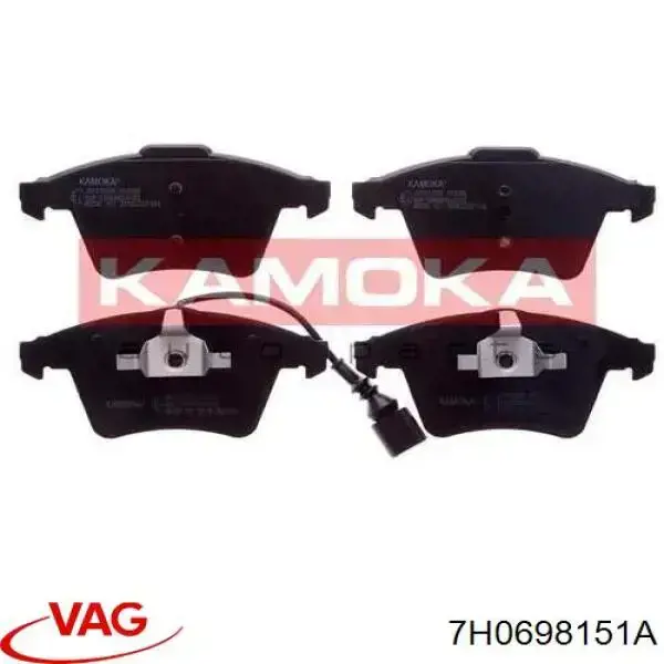 Pastillas de freno 7H0698151A VAG