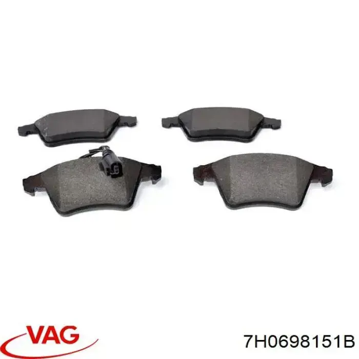 Pastillas de freno delanteras Volkswagen Transporter 7HA, 7HH, 7EA, 7EH