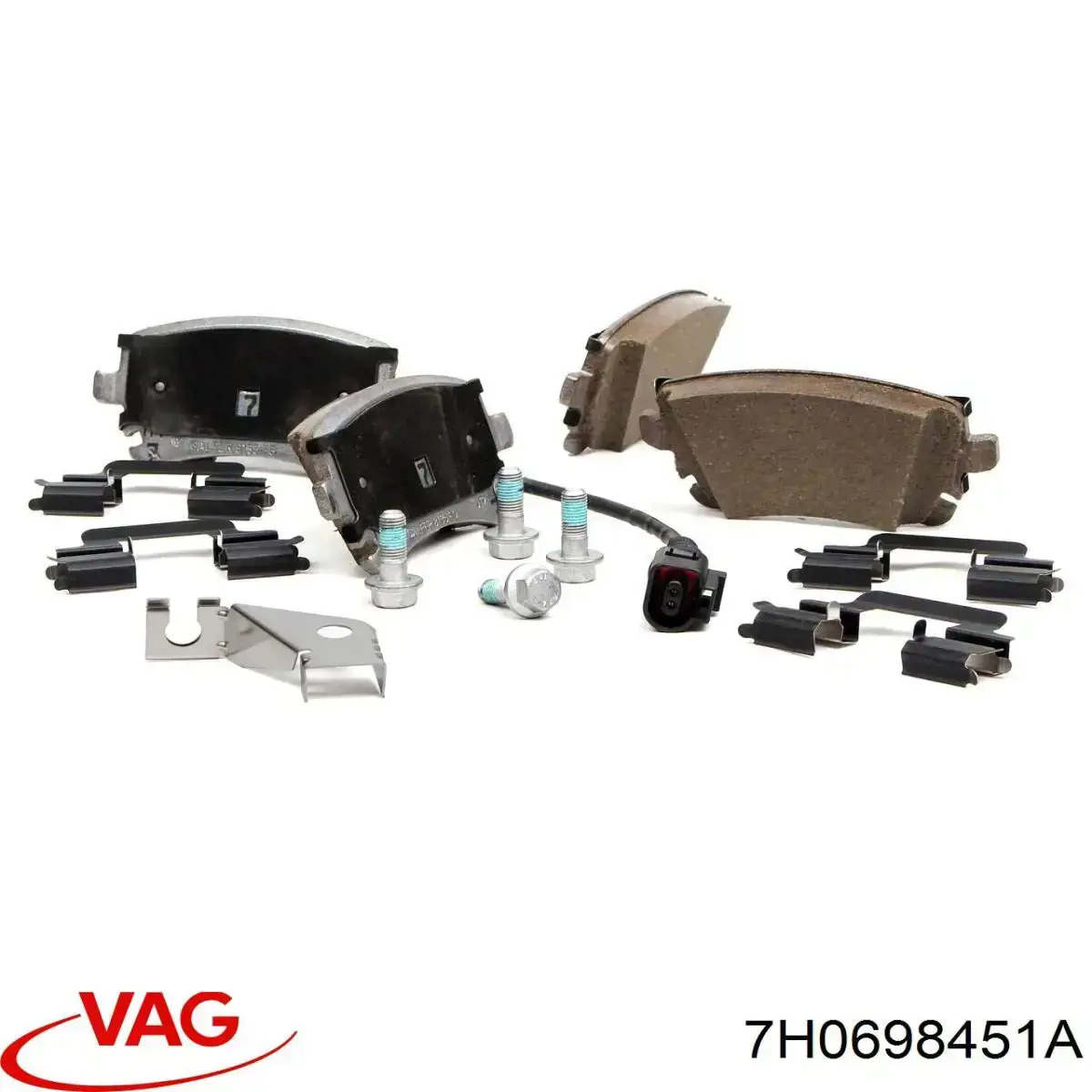 Pastillas traseras VAG 7H0698451A