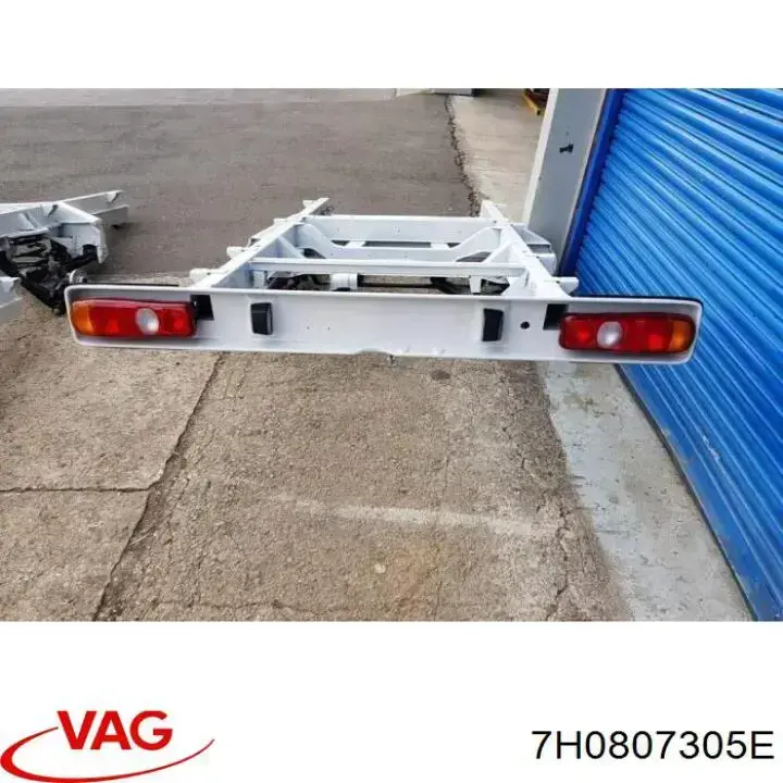 Refuerzo paragolpes trasero Volkswagen Transporter 7HB, 7HJ, 7EB, 7EJ