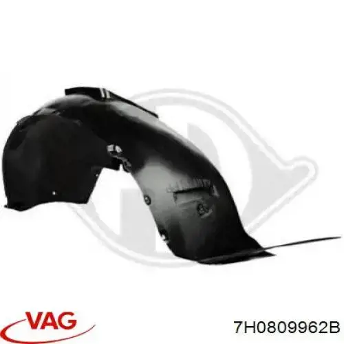 Guardabarros interior derecho, aleta delantera VAG 7H0809962B precio, desde 23,97 EUR