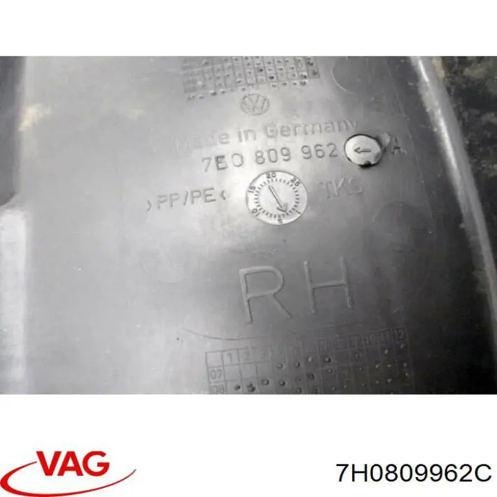 Comprar 7H0809962C VAG Paso de rueda delantero derecho