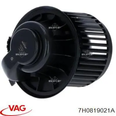 7H0819021A VAG Motor del ventilador trasero del calefactor