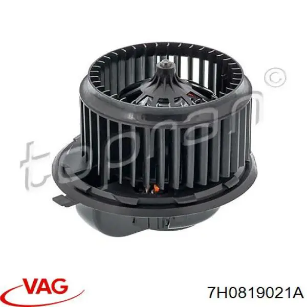 7H0819021A VAG motor ventilador trasero de la estufa (calentador interno)