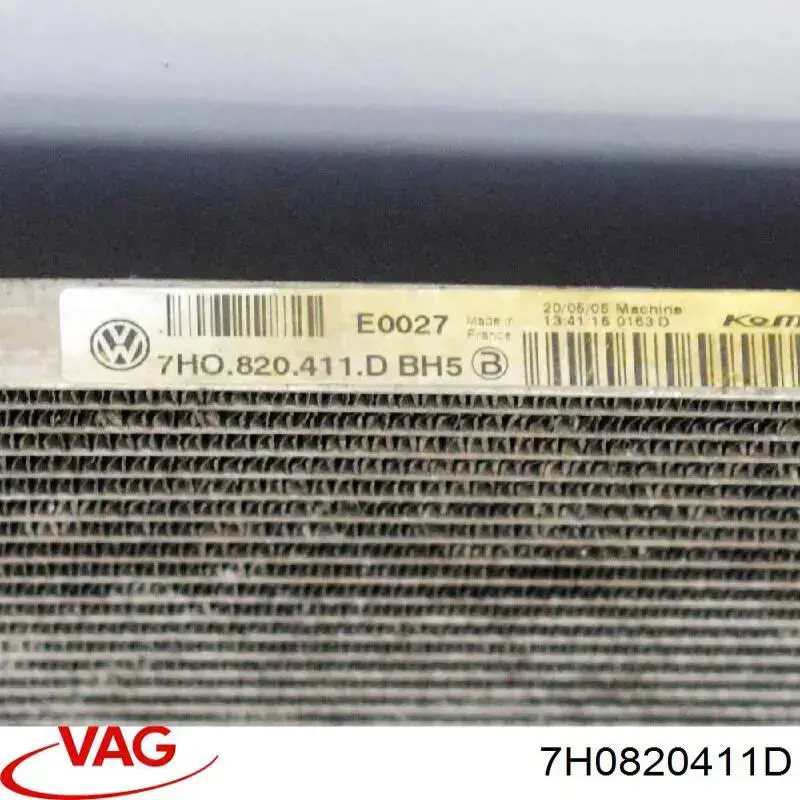 Aire acondicionado capacitor VAG 7H0820411D precio, desde 90,02 EUR