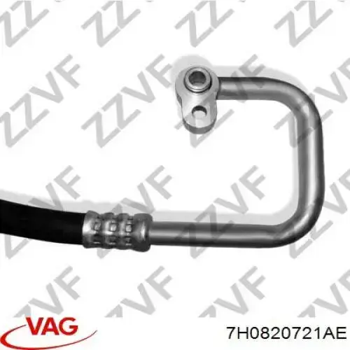 Manguera de aire acondicionado de compresor al condensador VAG 7H0820721AE precio, desde 191,00 EUR