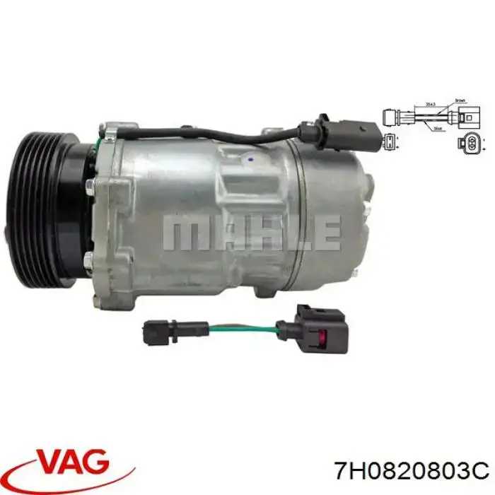 Compresor ac VAG 7H0820803C precio, desde 174,24 EUR