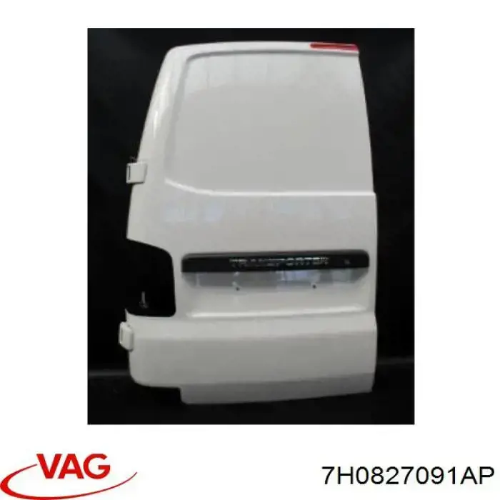Comprar 7H0827091AP VAG Puerta trasera izquierda de furgón de doble hoja