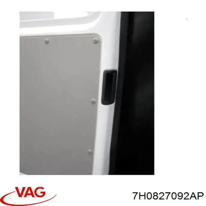 Puerta trasera derecha batiente de furgoneta VAG 7H0827092AP precio, desde 1087,55 EUR
