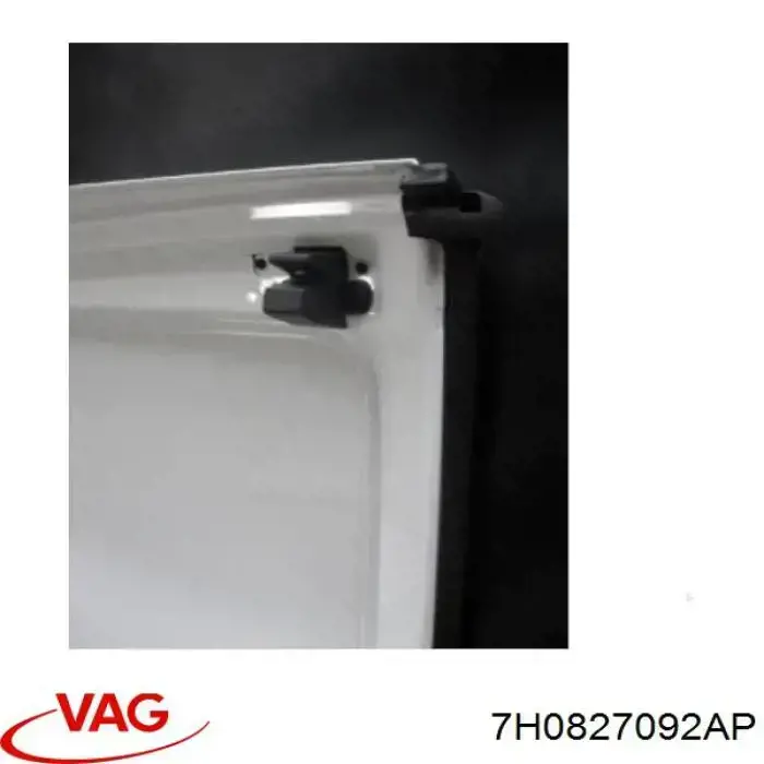 Comprar 7H0827092AP VAG Puerta trasera derecha batiente de furgoneta