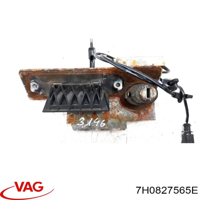 Manija exterior izquierda de puerta trasera de doble hoja VAG 7H0827565G precio, desde 144,32 EUR