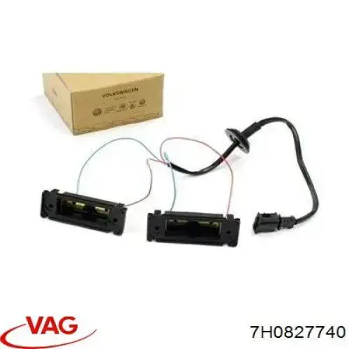 Comprar 7H0827740 VAG Carcasa de luz de matrícula