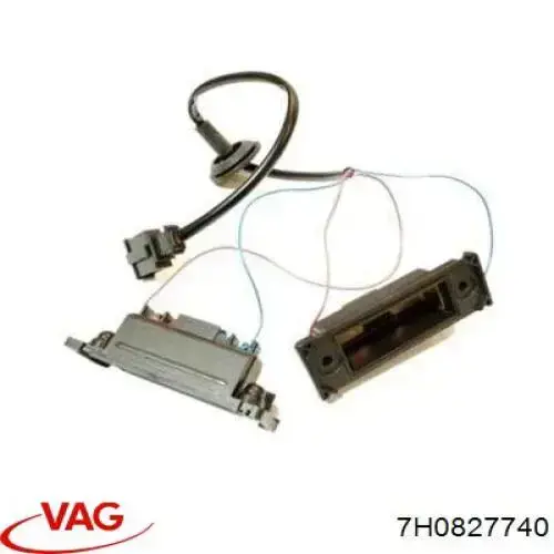 Carcasa de luz de matrícula VAG 7H0827740