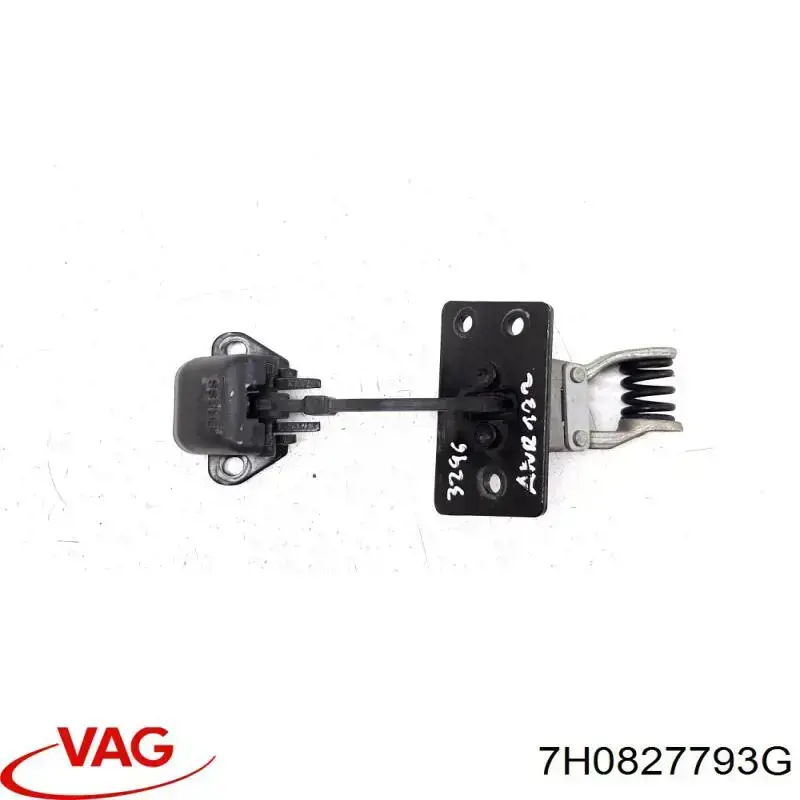 Limitador de apertura de puerta de maletero (furgoneta) izquierdo VAG 7H0827793G precio, desde 133,48 EUR