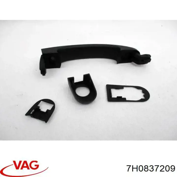 Soporte de manija exterior de puertas izquierdas VAG 7H0837209 precio, desde 24,68 EUR