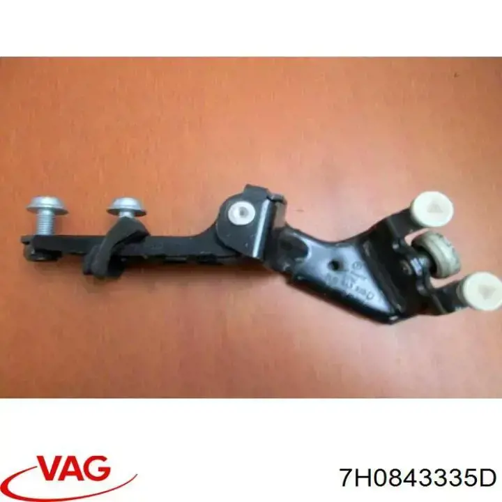 7H0843335D VAG Rodillo central izquierdo de puerta corrediza