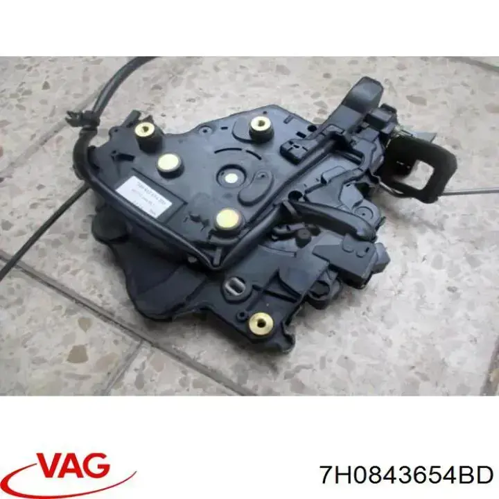 Comprar 7H0843654AD VAG Cerradura de puerta lateral corrediza derecha