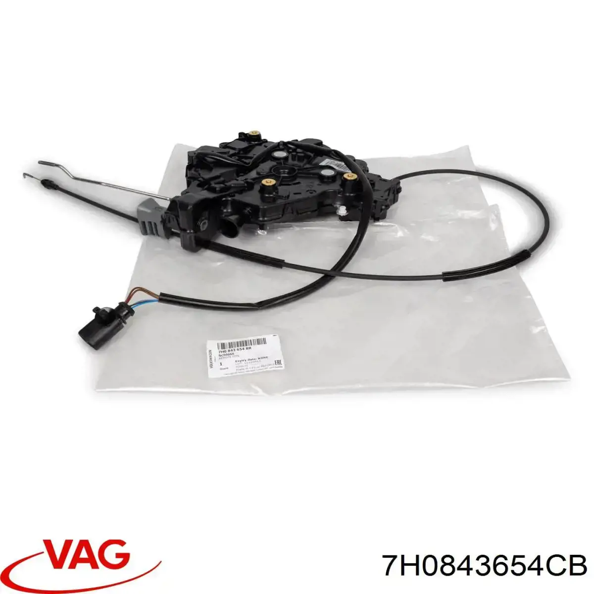 Comprar 7H0843654CB VAG Cerradura de puerta lateral corrediza derecha