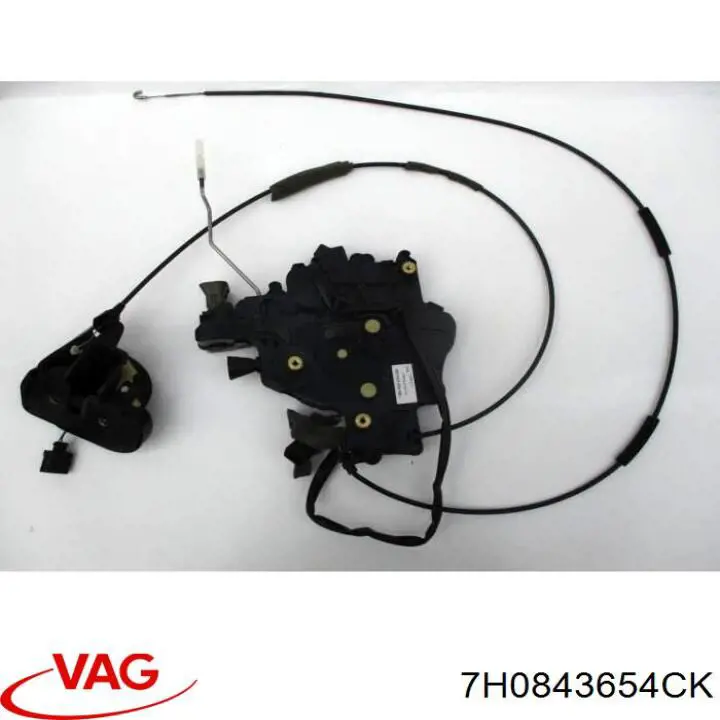 Cerradura de puerta lateral corrediza derecha VAG 7H0843654CK precio, desde 347,78 EUR