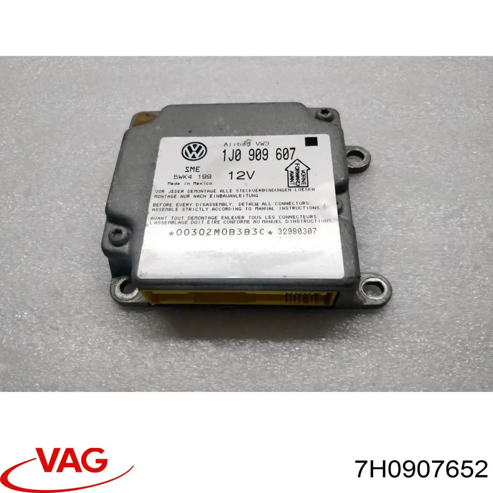 Sensor de aceleración lateral (ESP) 7H0907652 VAG