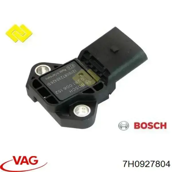 7H0927804 VAG Sensor de freno, delantero derecho