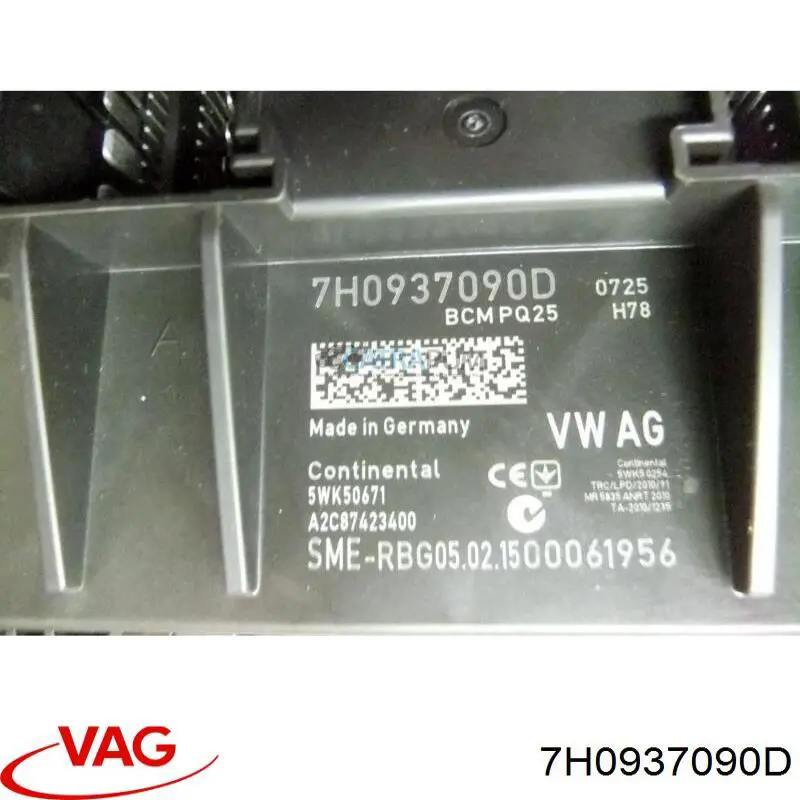 Módulo de confort VAG 7H0937090D precio, desde 182,95 EUR