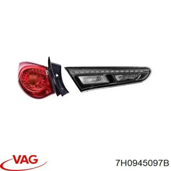 7H0945097B VAG Luz central de freno