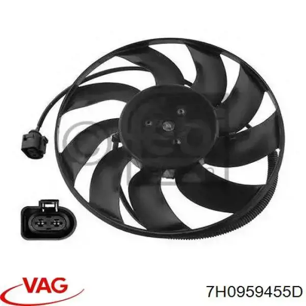 Ventilador de radiador VAG 7H0959455D precio, desde 106,40 EUR