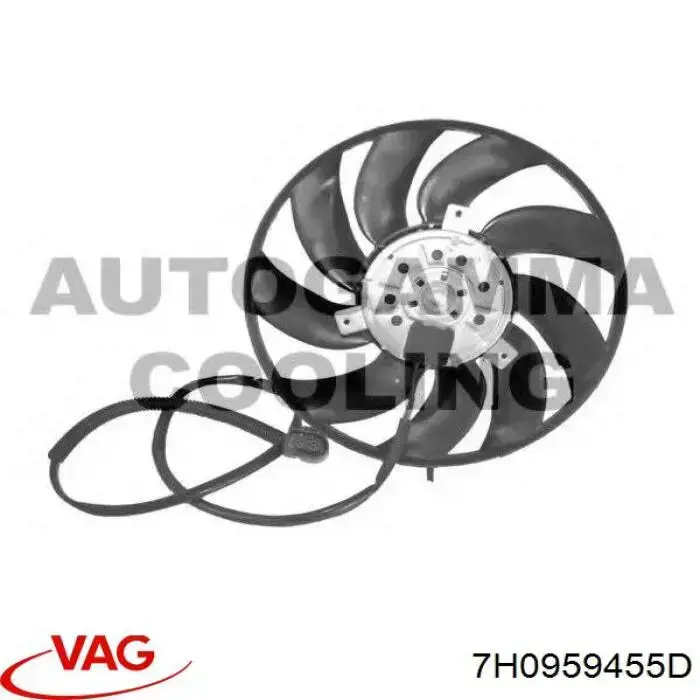 Comprar 7H0959455D VAG Ventilador del motor