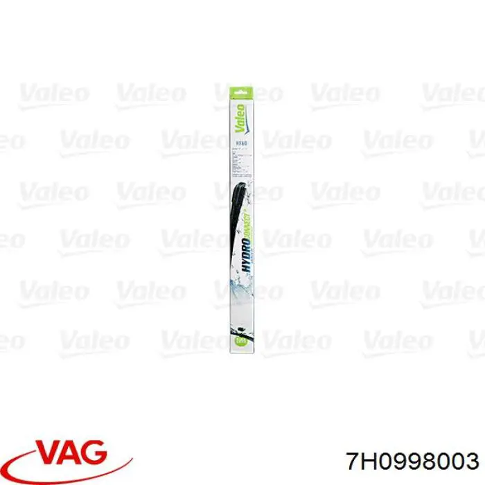 Escobillas de limpiaparabrisas delanteras VAG 7H0998003